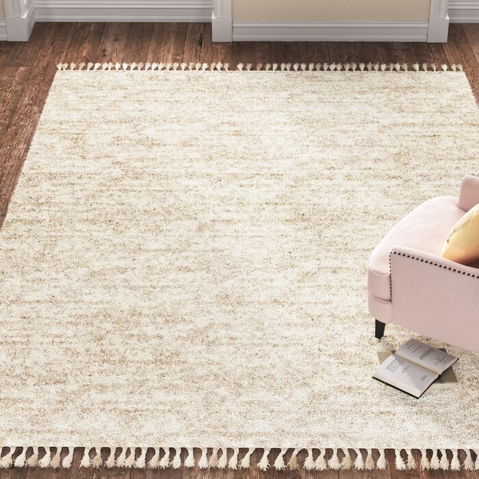 Wade Logan Mitzy Power Loom Performance Ivory Rug Reviews Wayfair